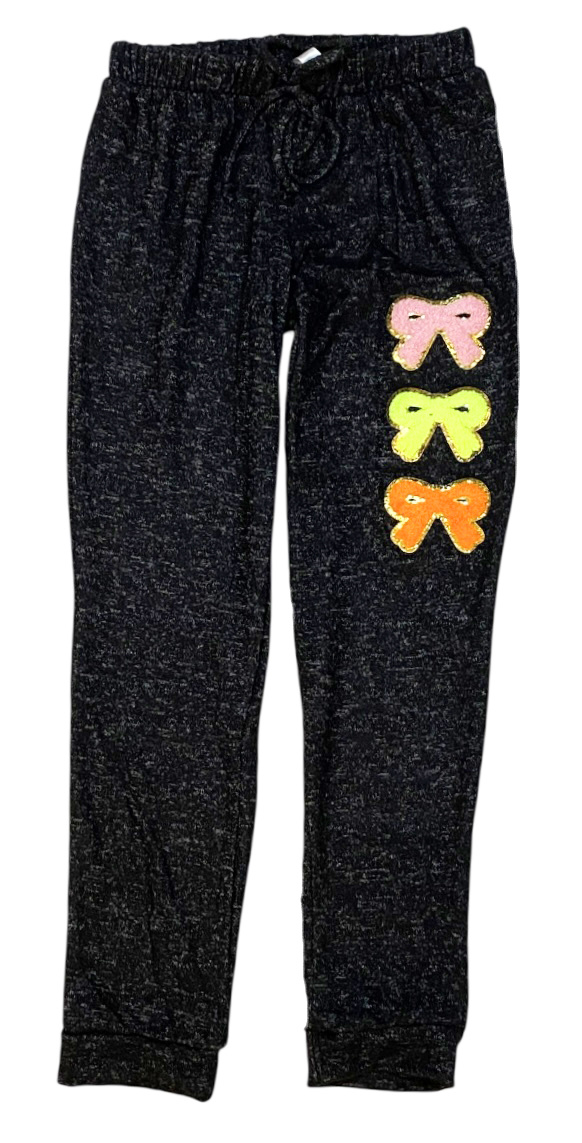 Malibu Sugar Char Hacci Bows Sweatpant