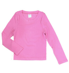 Suzette Bubble Gum Ribbed LS Top