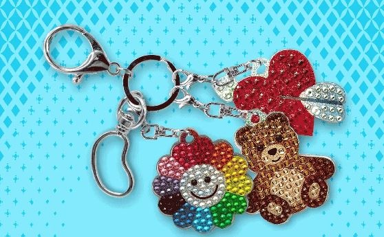 StickerBeans Bag Charm Holder/Keychain