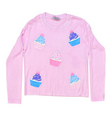 Firehouse Ice Pink Cupcakes LS Tee