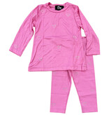 FBZ Pink Rhinestud Hearts Legging Set