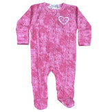 Little Mish Pink Crush Hrt Thermal Footie
