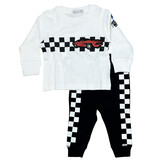 Mish Blk/wht Check Racer Thermal Set