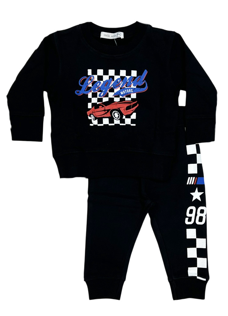 Mish Legend Racer Blk Sweatpant Set