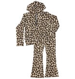 Sofi Cheetah Ribbed Pant Set
