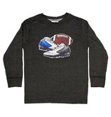 Mish Charcoal Game Cleats Top