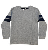 Mish Grey w/Navy Stripe Thermal Inf. Top