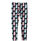 Labubu Insp. Blk Pink/Turq Legging