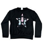 Labubu Insp. Pink/Turq Star Sweatshirt