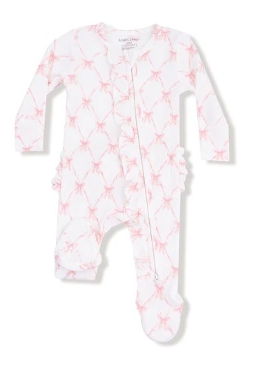 Angel Dear Bow Trellis Thermal Footie