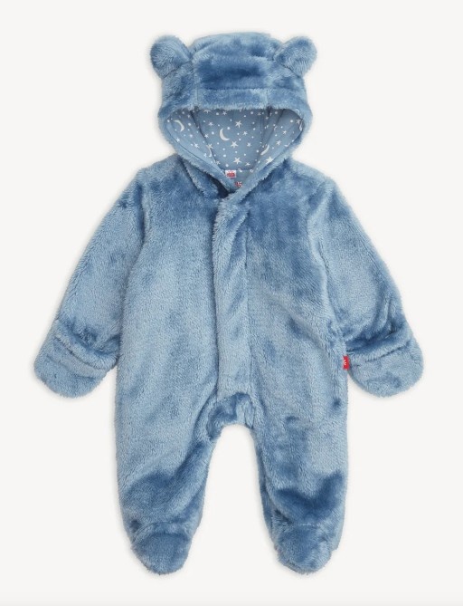 Magnetic Me Denim Minky Fleece One Piece