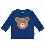 Hux Furry Bear French Navy Top