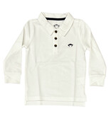 Appaman White Parker Polo Top