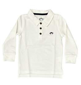Appaman White Parker Polo Top
