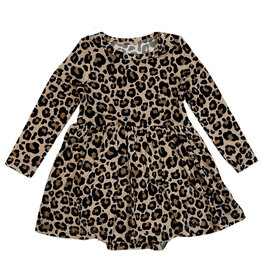 Lev Baby Leopard Onesie Dress