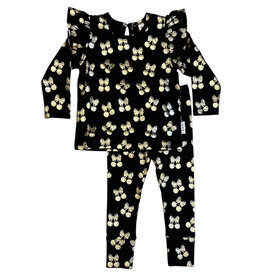 Hux Gold Bows Pant Set