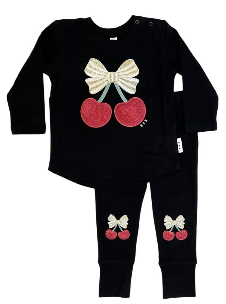 Hux Blk Gold Cherry Pie Inf. Set