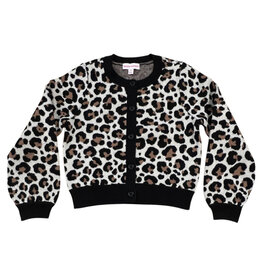 Design History Leopard Soft Knit Cardigan