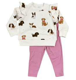 Angel Dear Sweet Puppies Legging Set