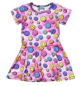 Dori Pink TD Smiley Dress