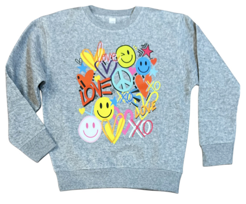 Rock Candy Grey Graffiti Sweatshirt