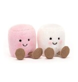 Jellycat Amuseables Pink and White Marshmallows