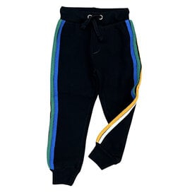 Vintage Havana Boys Stripe Trim Black Jogger