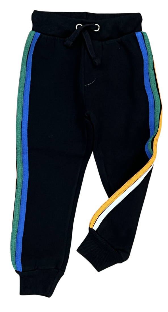 Vintage Havana Boys Stripe Trim Black Jogger