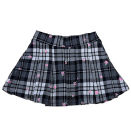 FBZ Plaid w Rose Skort
