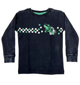 Mish Dino Check Top