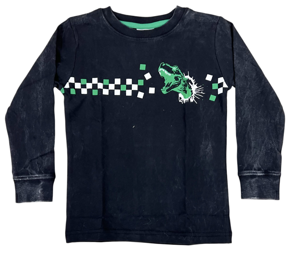Mish Dino Check Top