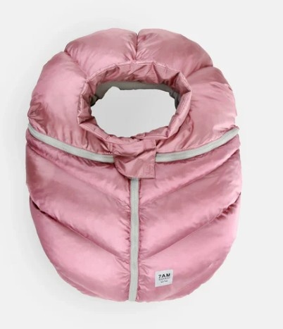 7am Enfant Metallic Pink/Lilac  Cocoon Car Seat Cover