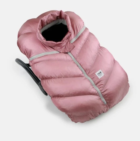 7am Enfant Metallic Pink/Lilac  Cocoon Car Seat Cover