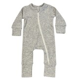 Speckled Ribbed H Grey Conv Footie