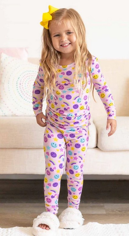 Lev Cora Smiley PJ Set