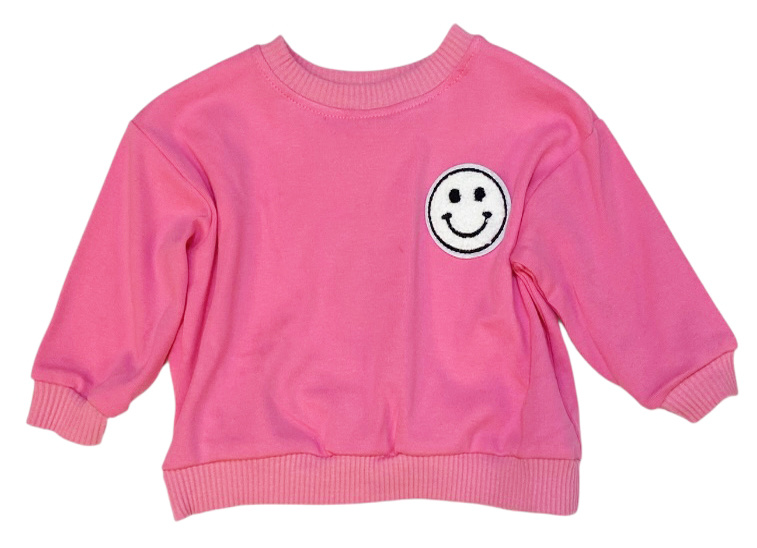 LPK Pink Smiley Sweatshirt