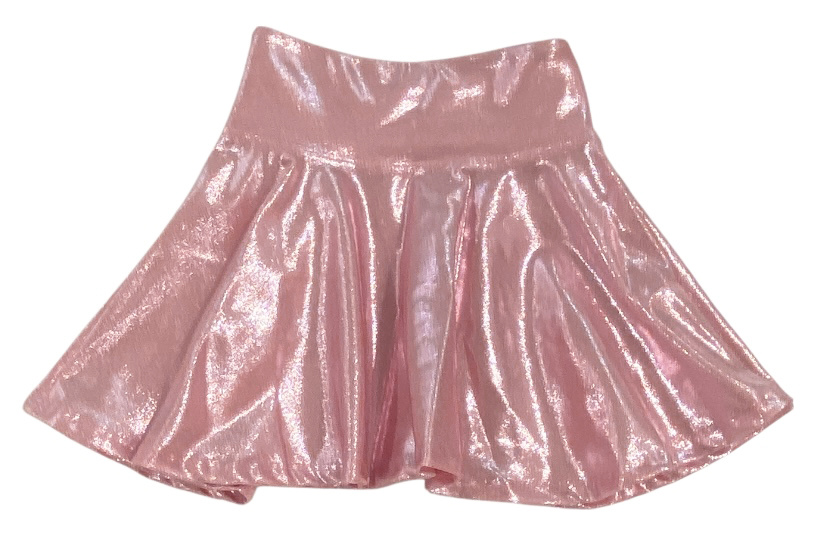 Dori Light Pink Lame Skirt
