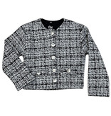 FBZ Stretch Tweed Plaid Jacket