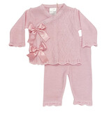 Dolce G Pink Bows Knit Set