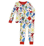 Soft Bamboo Sesame St PJ Set