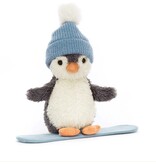 Jellycat Peanut Penguin Snowboarding