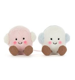 Jellycat Amuseables Toastie Pink and White Marshmallows