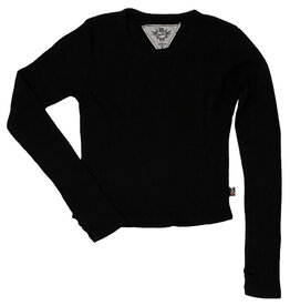 T2Love Black Thermal LS Top