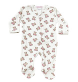 Baby Steps Cream Princess Bear Footie