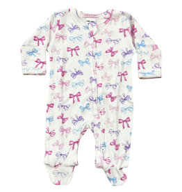 Baby Steps Multi Bow Footie