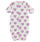 Baby Steps Cream Triple Hearts Conv Gown