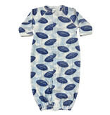Baby Steps Blue Footballs Conv Gown