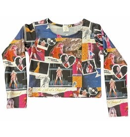 Swiftie Showgirl LS Top w Crystal Star