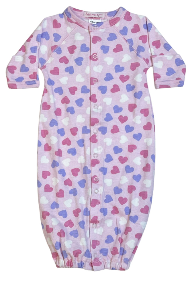 Baby Steps Heart Toss Conv Gown