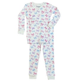Baby Steps Multi Bow PJ Set